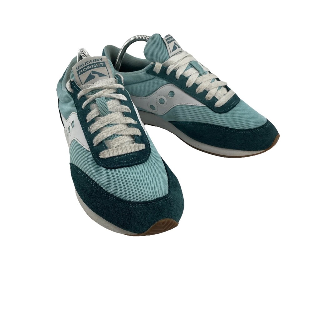 Saucony Hornet Sneaker Shoes Women's 10 Teal White Running‎